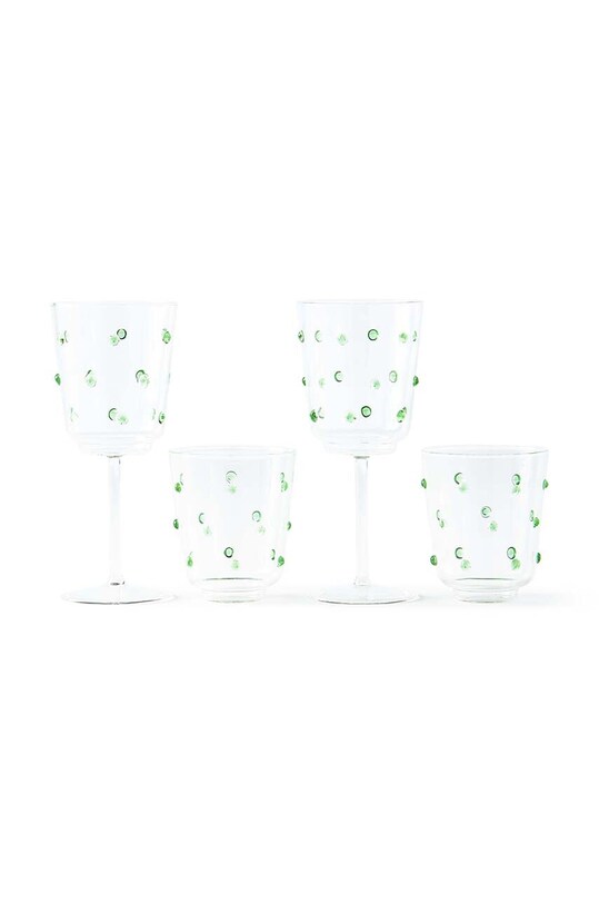 Pols Potten set de pahare 2-pack verde 140.230.148
