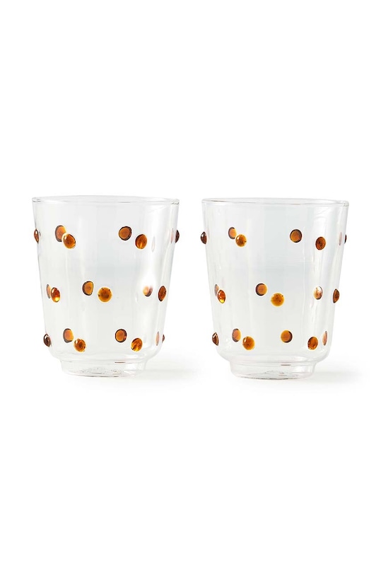 Pols Potten set de pahare 2-pack galben 140.230.147