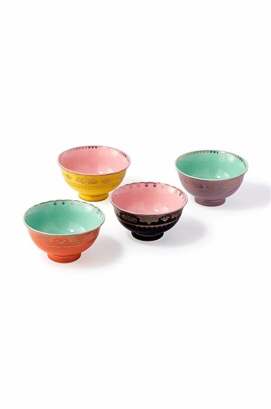 Набір мисок Pols Potten 4-pack 230.400.547 барвистий AA00