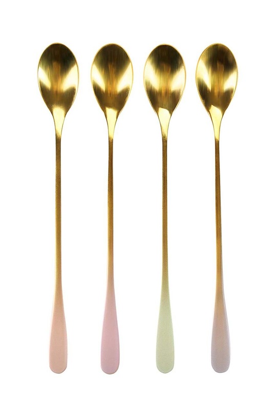 Σετ κουταλιών latte Miss Etoile 4-pack κίτρινο 4979016