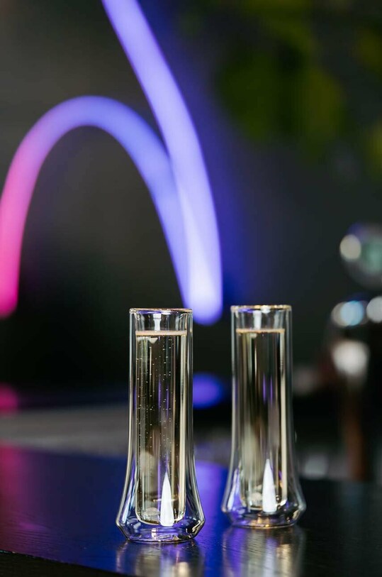 Bucătărie și bar Vialli Design set de pahare de șampanie Soho 2-pack 8906 transparent