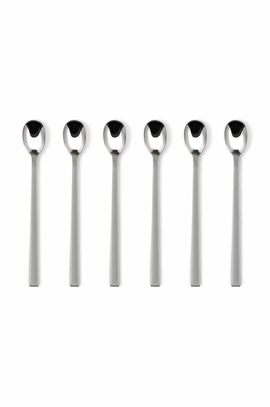 Set žlica za koktele Vialli Design 6-pack siva 9019