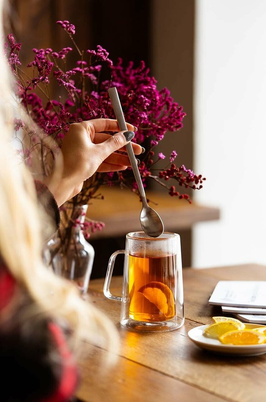 Набор коктейльных ложек Vialli Design 6 шт серый 9019