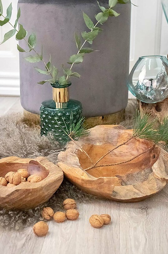 Διακοσμητικό μπολ House Nordic Rio Teak 4501012 πολύχρωμο