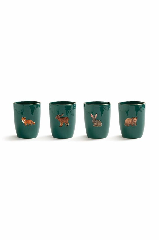 Набор кружек &k amsterdam Forest Animal Set 4 шт мультиколор 2813.02