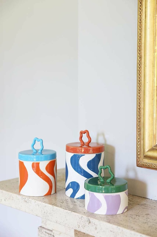 Bucătărie și bar &k amsterdam recipient cu capac Jar Liquid 1464.03 roz