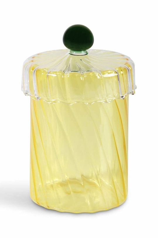 Контейнер з кришкою &k amsterdam Jar Spiral жовтий 1443.04