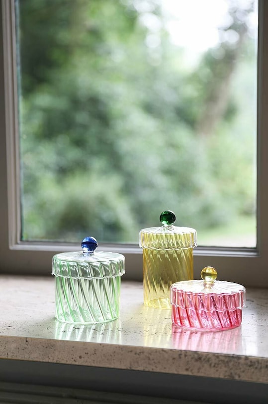 Контейнер з кришкою &k amsterdam Jar Spiral 1443.04 жовтий AA00