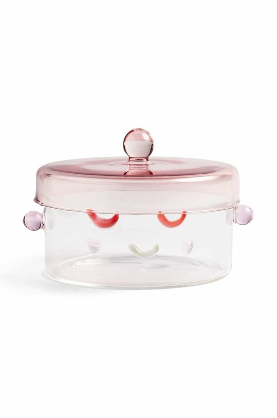 Nádoba s víkem &k amsterdam Jar Satisfied vícebarevná 1441.06