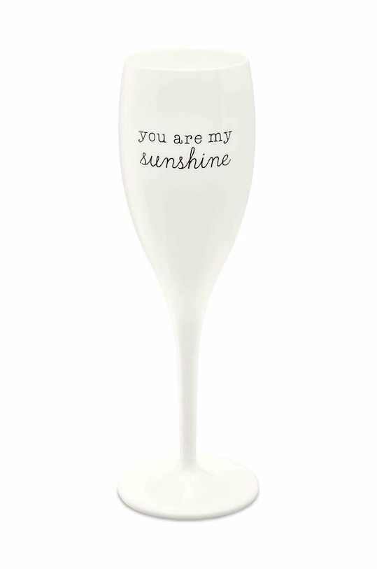 Sada sklenic na šampaňské Koziol Cheers 100 ml 6-pack bílá 3440525