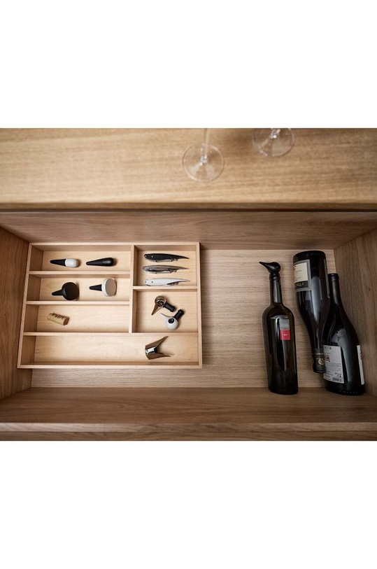 Kuchyňa a bar Korok na víno Zone Denmark Rocks 11846. sivá