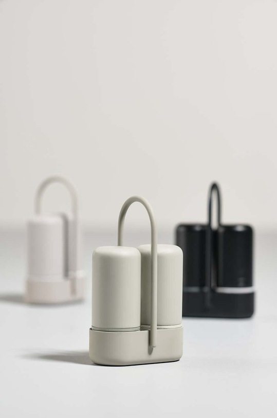 Posudica za sol i papar s podloškom Zone Denmark Singles siva 10544