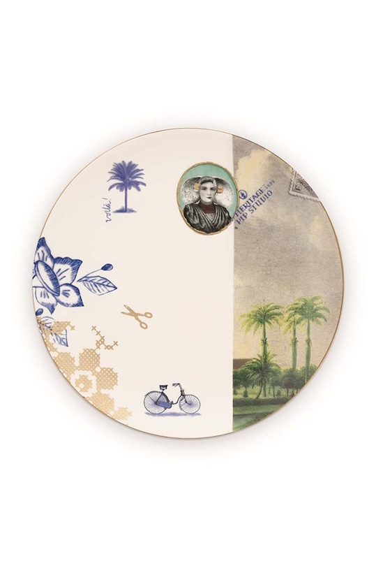 Pip Studio talerz Heritage Palm multicolor 51.001.269