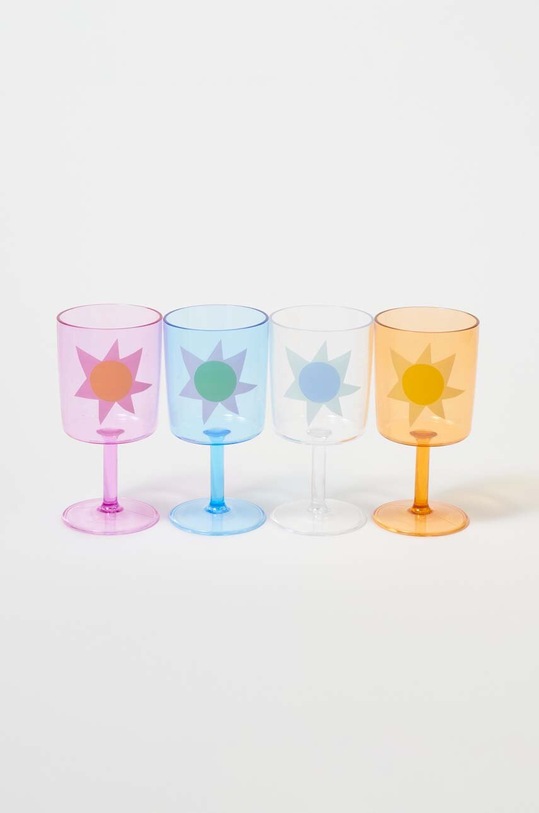 SunnyLife set de pahare de vin Utopia Multi 4-pack multicolor S3UPWNUT
