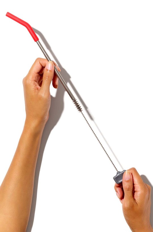 OXO zestaw słomek ze szczoteczką 5-pack multicolor O.11294800