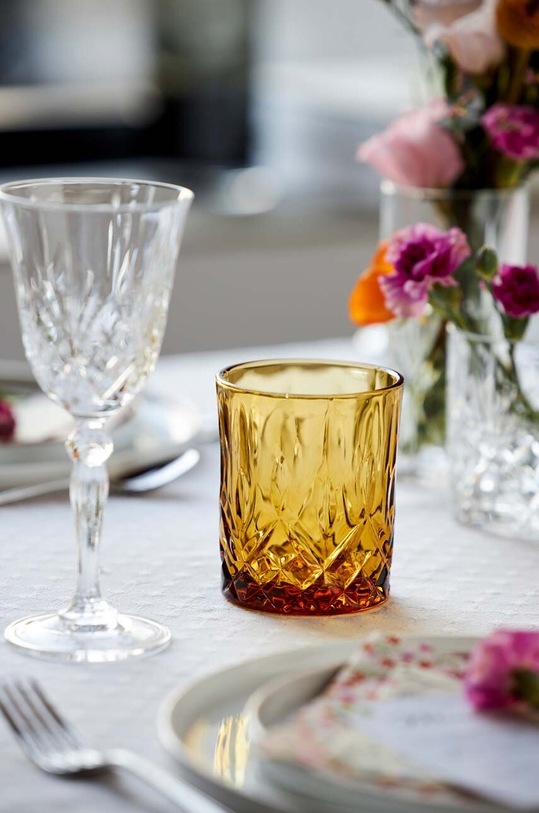 Lyngby set de pahare de whisky Sorrento 4-pack 27735 galben
