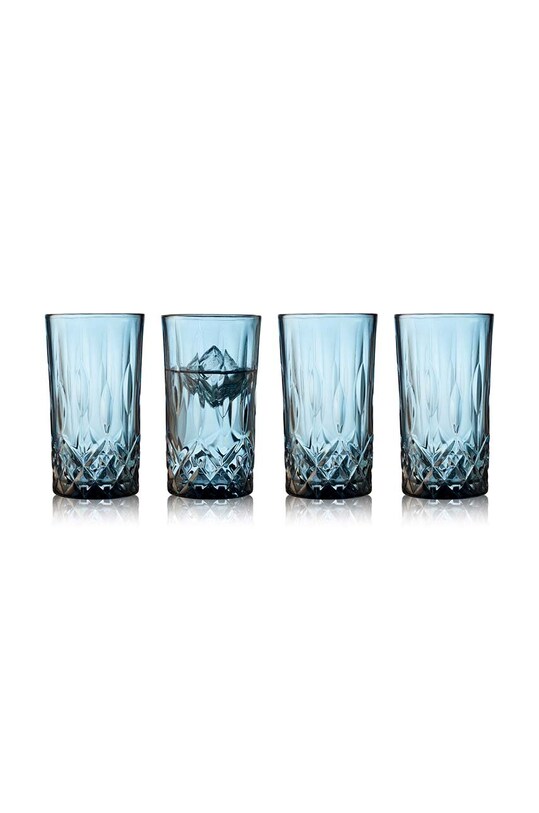 Lyngby set de pahare Sorrento 4-pack albastru 27777