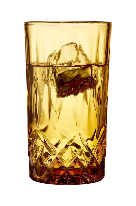 Bucătărie și bar Lyngby set de pahare Sorrento 4-pack 27782 galben