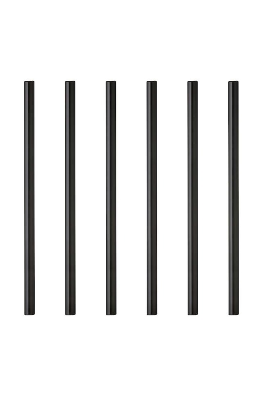 Набор соломинок со щеточкой Lyngby Bar чёрный 10441