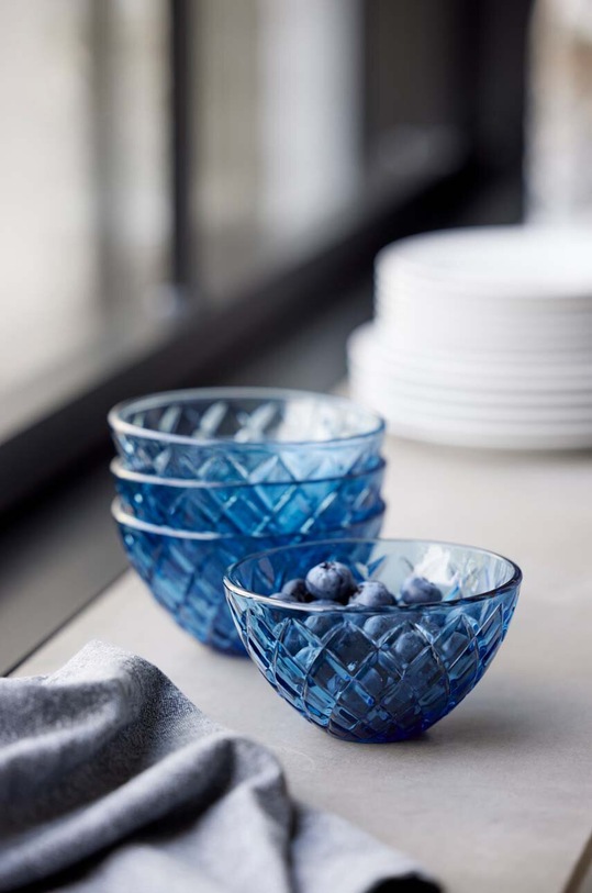 Kuchyň a bar Sada misek Lyngby Sorrento 4-pack 29032 modrá