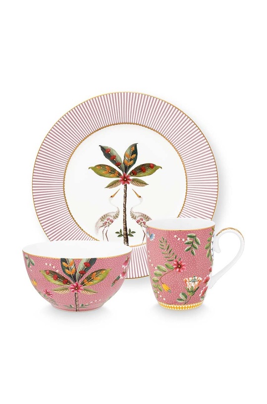 Pip Studio zestaw śniadaniowy La Majorelle 3-pack multicolor 51.020.184