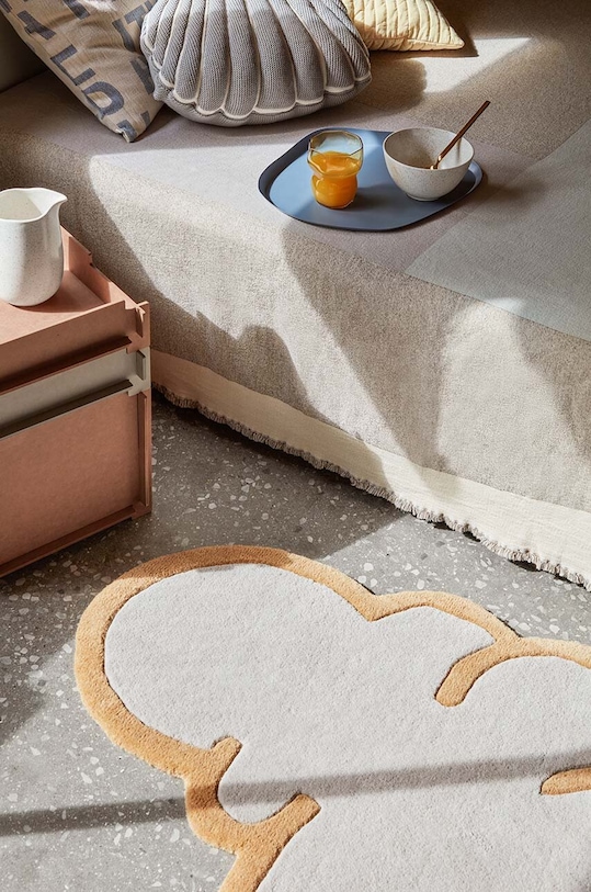 Dekoračný podnos Broste Copenhagen Mie modrá 71178042