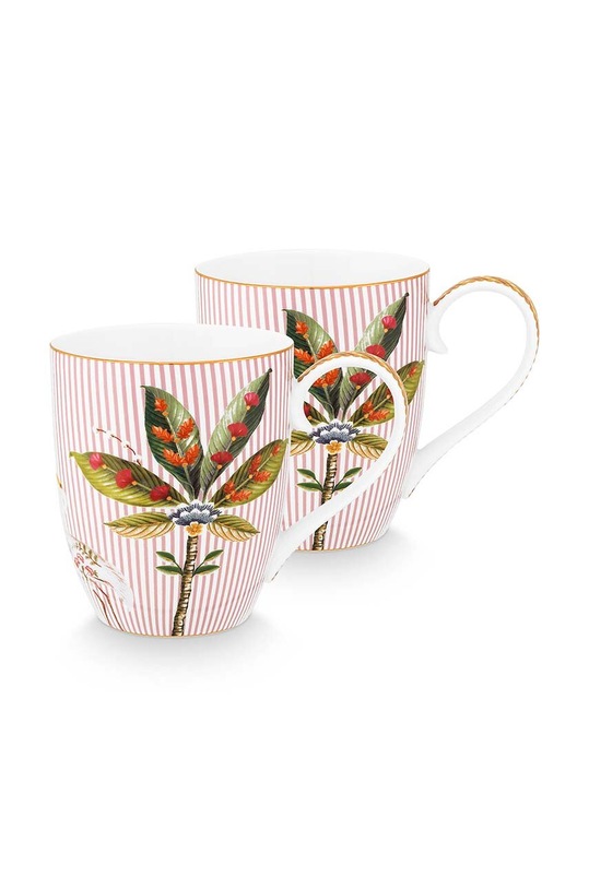 Belleek Coppa Intrecciata In Ceramica Con Trifoglio – Prodotta In Irlanda, Lavorazione Artigianale, Multicolore