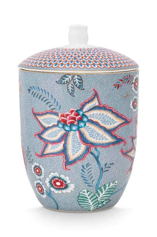 Pip Studio pojemnik z pokrywką Flower Festival multicolor 51.009.035