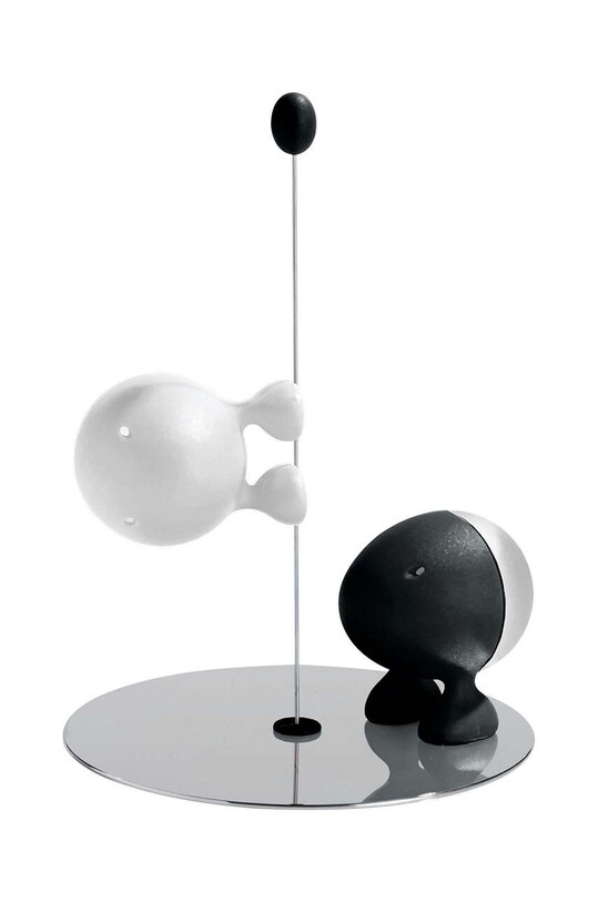 Alessi solniczka i pieprzniczka z podstawką Lilliput multicolor ASG02.BW