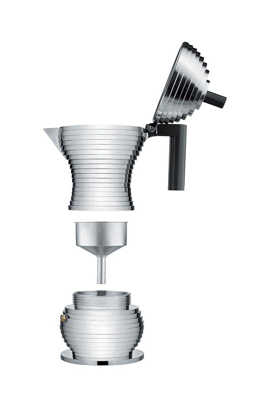 Alessi ibric de cafea Pulcina 3tz MDL02.3.B gri AA00