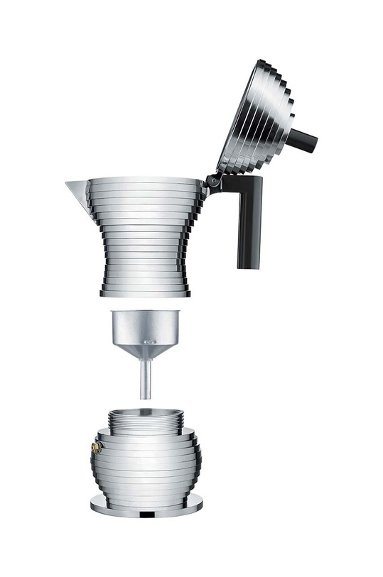 Konvice na kávu Alessi Pulcina 6tz MDL02.6.B šedá AA00