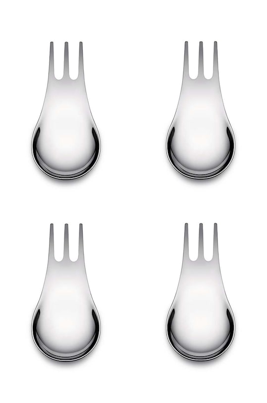 Alessi set di posate multifunzionali Moscardino grigio GIMR01S4