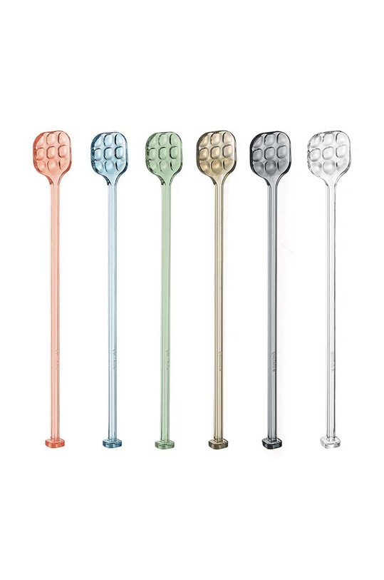 Guzzini zestaw łyżek do koktajli Tiffany 6-pack multicolor 10790052
