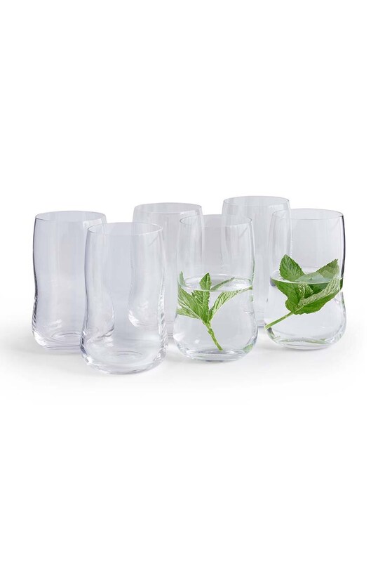 Holmegaard zestaw szklanek Clear Future 6-pack 4302370 transparentny AA00