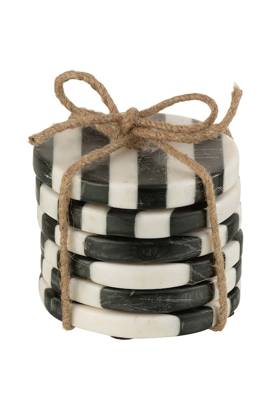 Kuchnia i bar J-Line zestaw podkładek Stripe Marble 6-pack 34188. multicolor