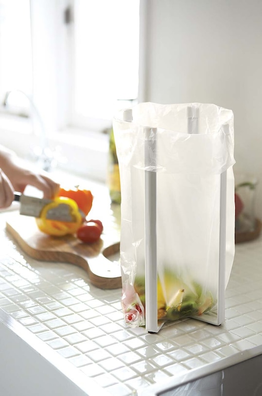 Yamazaki stojak na narzędzia kuchenne Tower biały 6784.