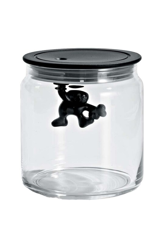 Alessi recipient cu capac Gianni Achromatics negru AMDR04.B