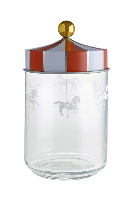 Alessi contenitore con copperchio Circus multicolore MW30/100