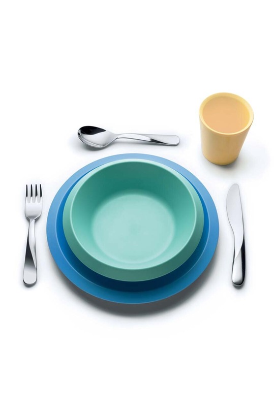 Cucina e Bar Alessi set posate da bambini Giro Kids pacco da 3 UNS06S3 grigio