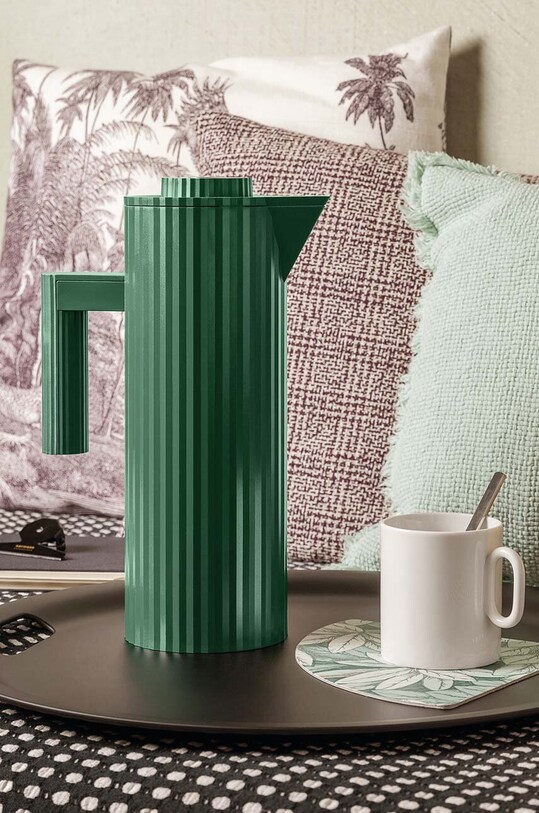 Термический кувшин Alessi Plisse зелёный MDL12.GR