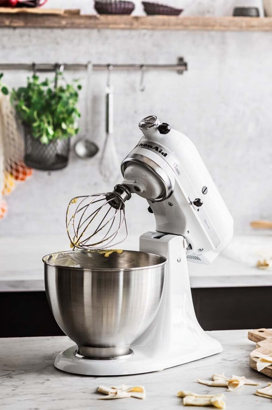 KitchenAid mixer Classic 5K45SSEWH alb