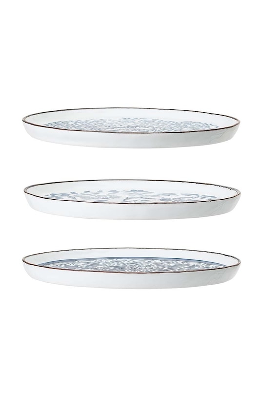 Bloomingville zestaw talerzy 3-pack 82045641 multicolor AA00