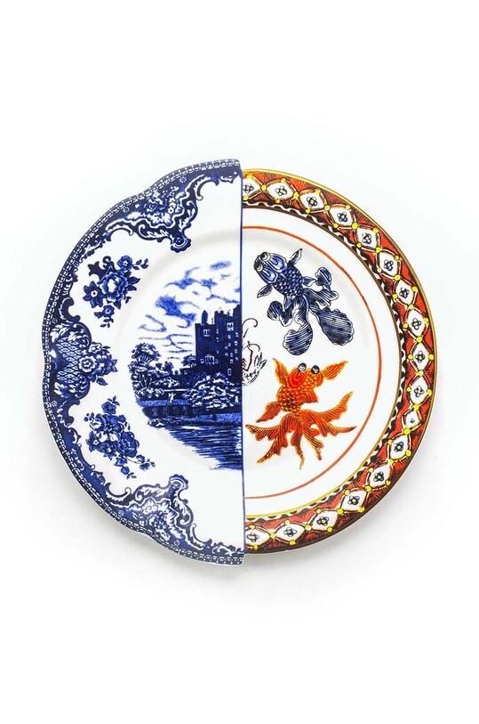 Тарілка Seletti Isaura барвистий 09721