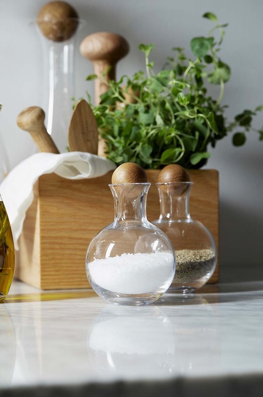 Skleněná láhev Sagaform Nature 2-pack 5016554 průhledná AA00