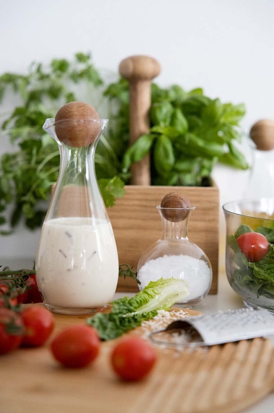 Skleněná láhev Sagaform Nature 2-pack průhledná 5016554
