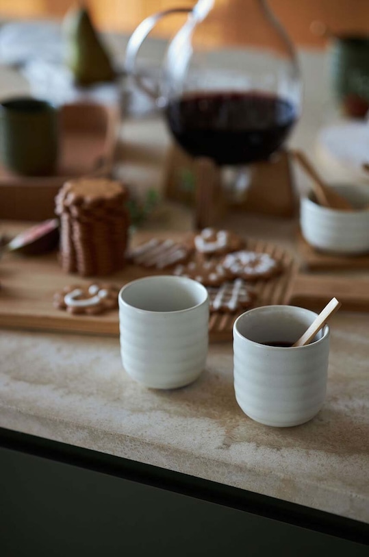 Sagaform set cani Ellen 2-pack 5018344 alb AA00