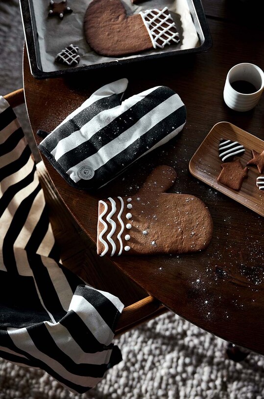 Κουζίνα και μπαρ Σετ ποδιά και γάντια φούρνου Sagaform Aron 5018402 πολύχρωμο