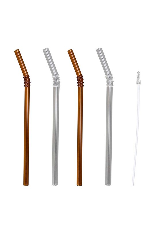 Byon set de paie cu o perie Smile 4-pack multicolor 5263918404