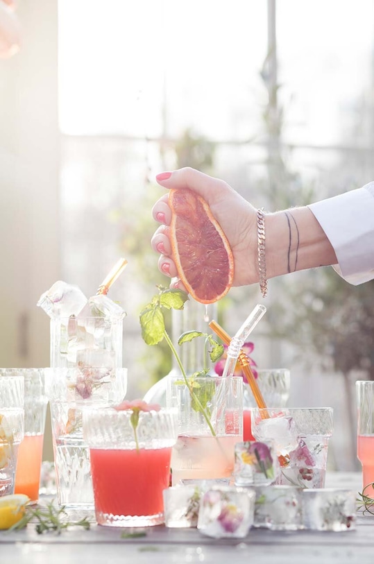 Кухня и бар Набор соломинок со щеточкой Byon Smile 4 шт 5263918404 мультиколор