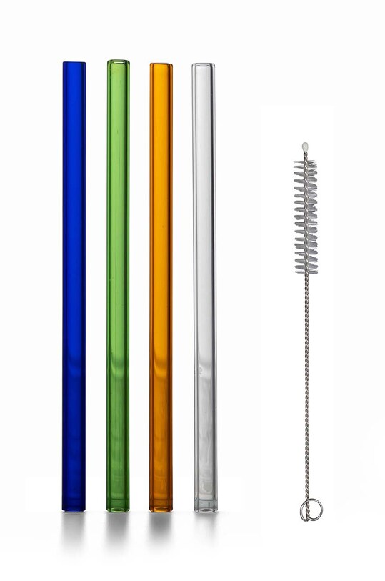 Byon set de paie cu o perie Boom 4-pack multicolor 5263927714